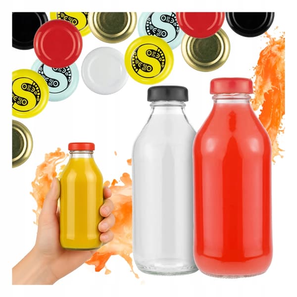 Juiceflaska, juicesirap, juiceflaskor 330ml + LOCK fi33