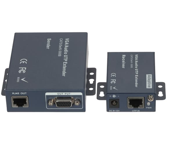 VGA-FÖRLÄNGARE VGA+AU/UTP
