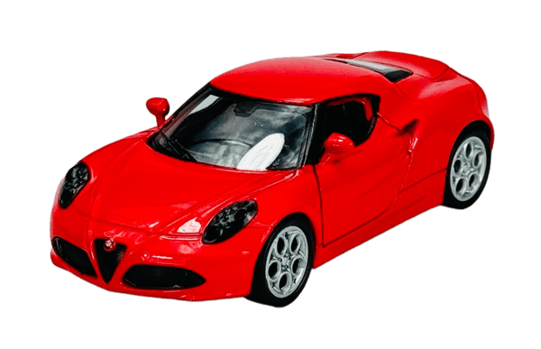 WELLY ALFA ROMEO 4C PUNAINEN 1:34 43676