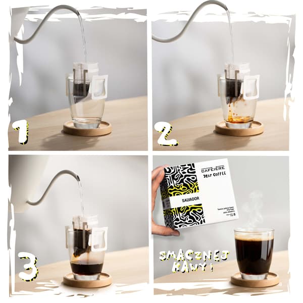Dryppkaffe CAFEIERE Salvador 8 st