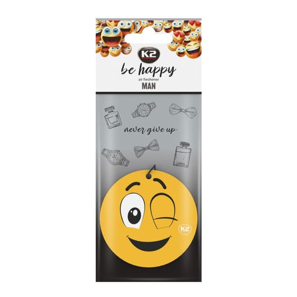 013057 K2 C802 BE HAPPY MAN Luftfrisker