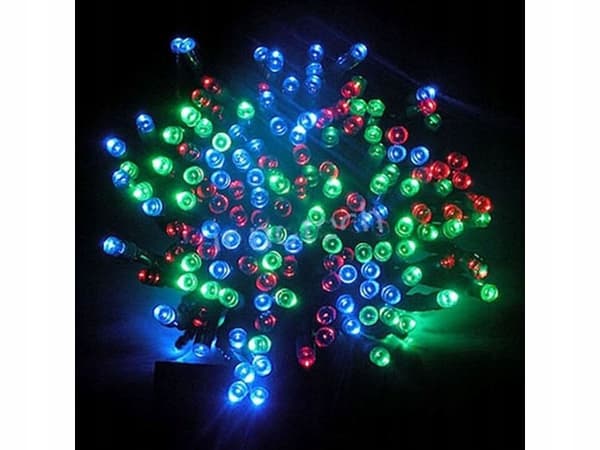 Multifarvet julelys 300 LED (60)