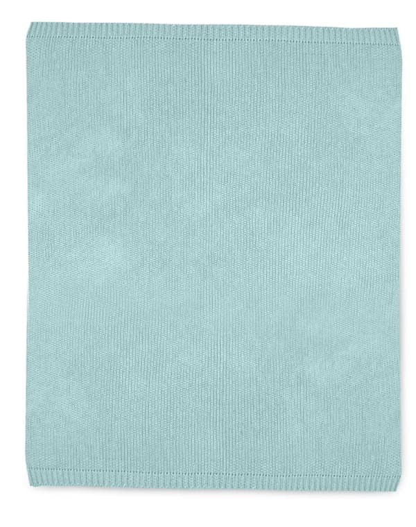 Barnfilt i bomull 80x100 TULLY Turkos