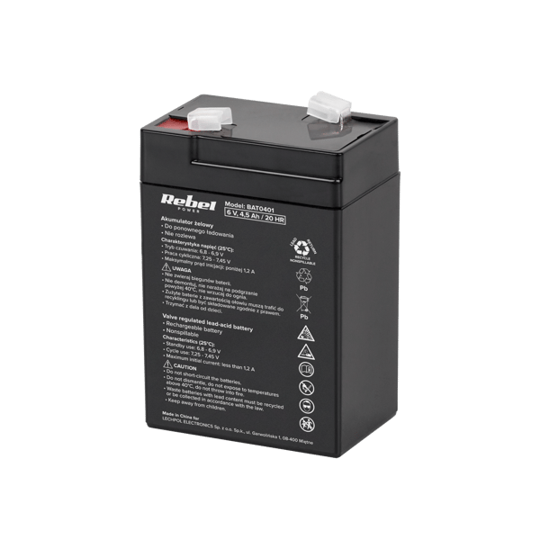 Gelbatteri 6V / 4,5Ah