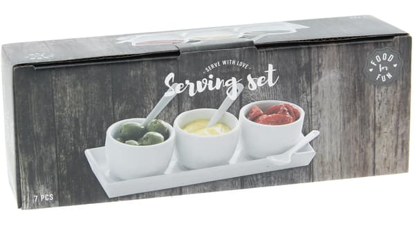 SKÅLAR FÖR SÅS OCH DIPPSÅS, 3-DELARS SET
