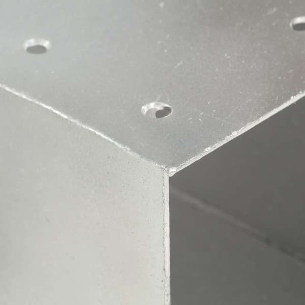 vidaXL Y-formade kopplingar, 4 st, galvaniserad metall, 71x71 mm
