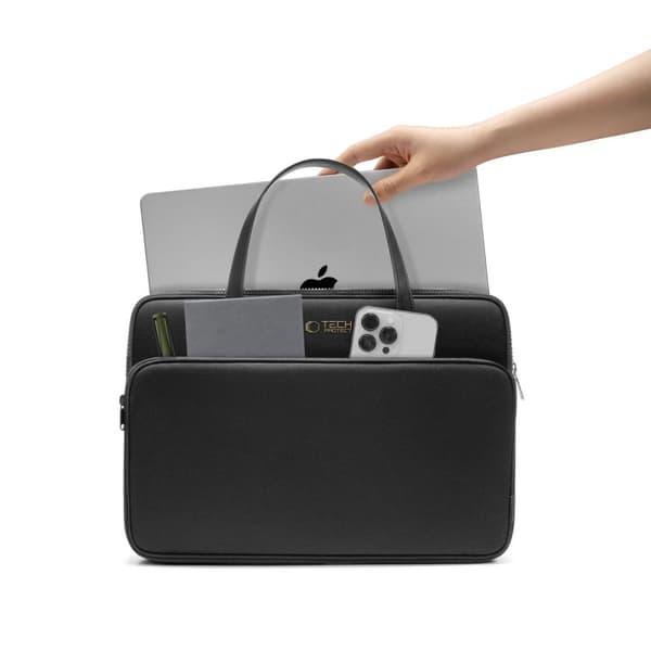 TECH-PROTECT BÄRVÄSKA FÖR LAPTOP 13-14 SVART