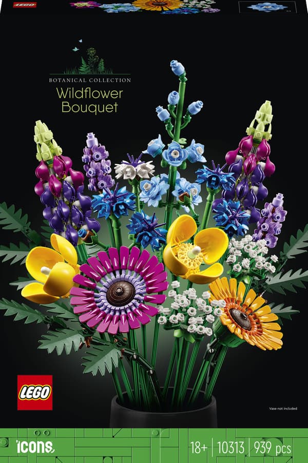 LEGO Vildblomsterbuket 10313, 939 dele