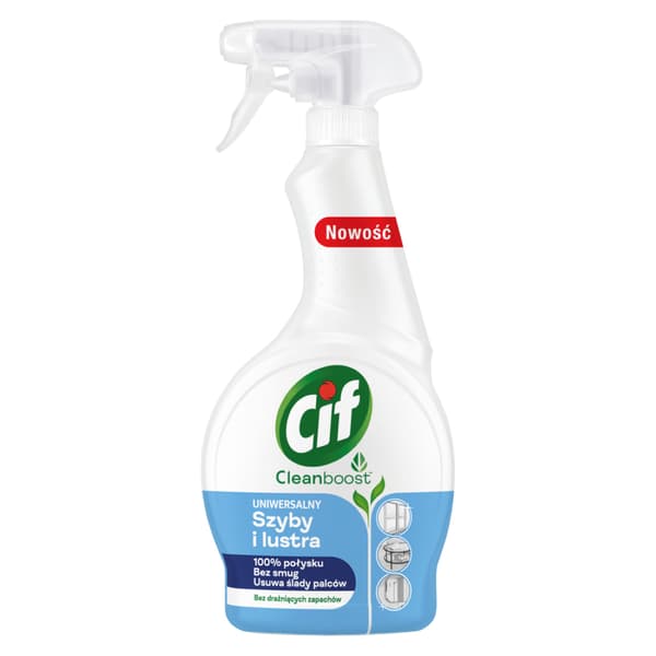 Cif Cleanboost Yleispuhdistussuihke Lasille ja Peilille 500ml