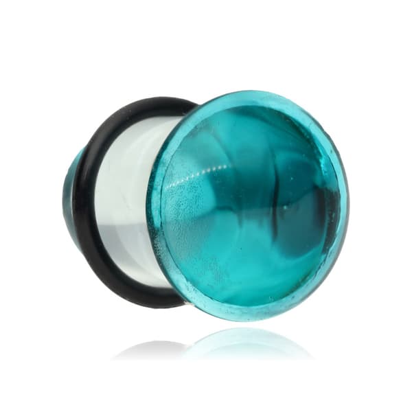 Glasplugg med o-ring - blå - PT-061 14 mm