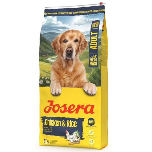 Josera torrfoder för vuxna hundar med kyckling och ris 12,5 kg