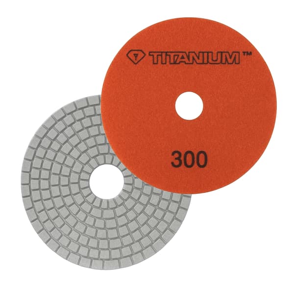 Diamantklinge til polering af grès-stenfliser 100mm korn 300 titanium