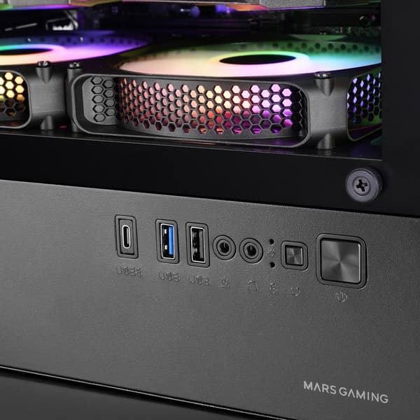 TACENS MARS MC-VECTOR 4xARGB USB-C mATX - kabinet