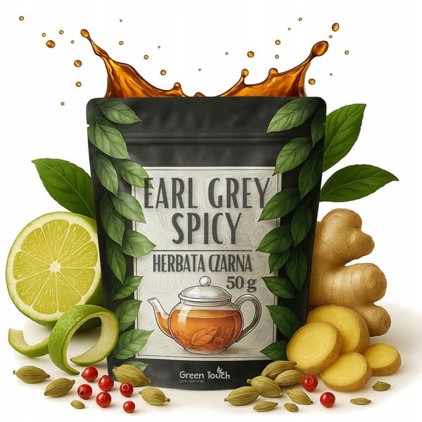 Sort te Earl Grey Krydret 50 g Ceylon Vinter med kardemomme og ingefær