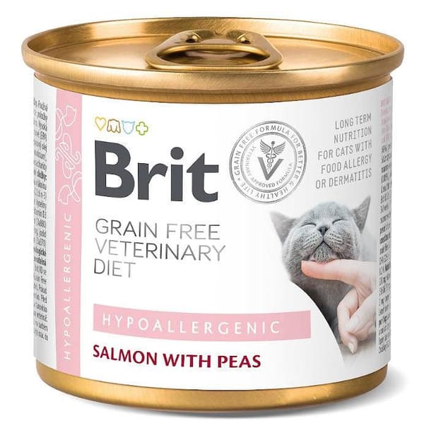 Brit GrainFree Diets Kattefoder på dåse, hypoallergenisk, 12 x 200 g
