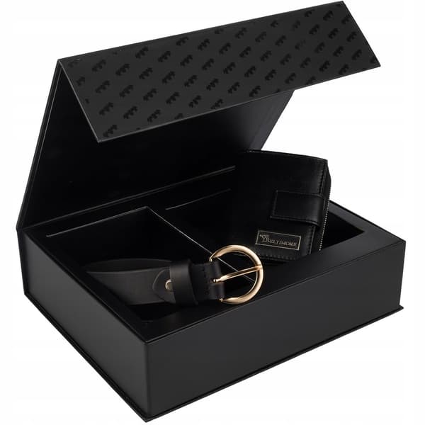 Beltimore Dam Läderbälte Plånbok Premium Box Presentset