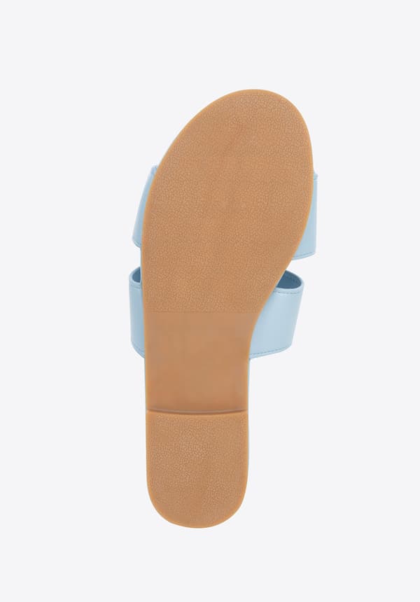 Wittchen Blå Flip-flops i Ekoläder för Damer