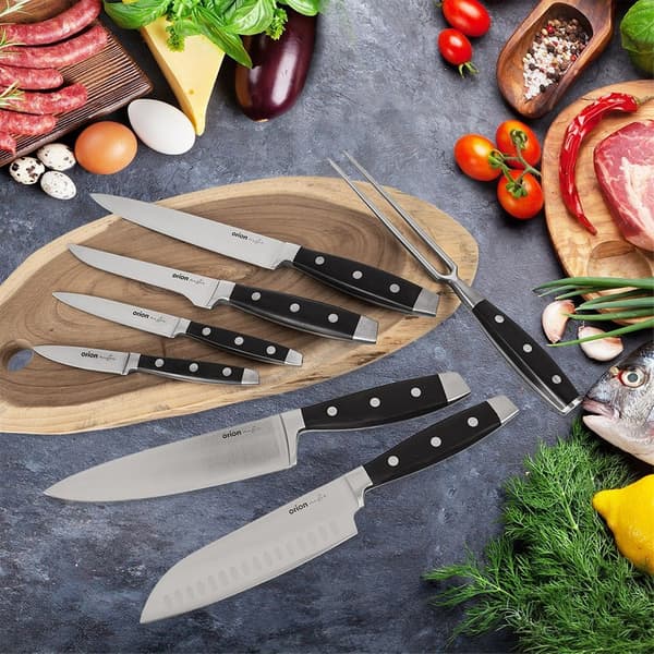 Santoku stålkniv MASTER 33 cm