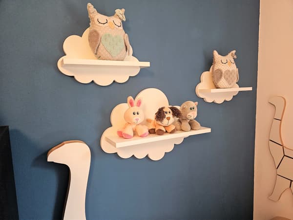 Mimi Cloud væghyldesæt til børneværelset
