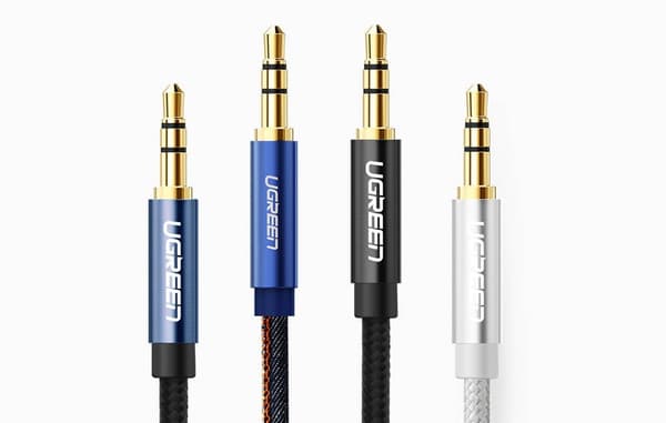 UGREEN AV122 3,5 mm AUX mini-jack-kabel 3 m (sort)