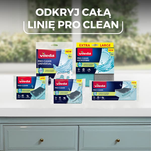 256743 Vileda Sieni enzymeillä Pro Clean 2 kpl