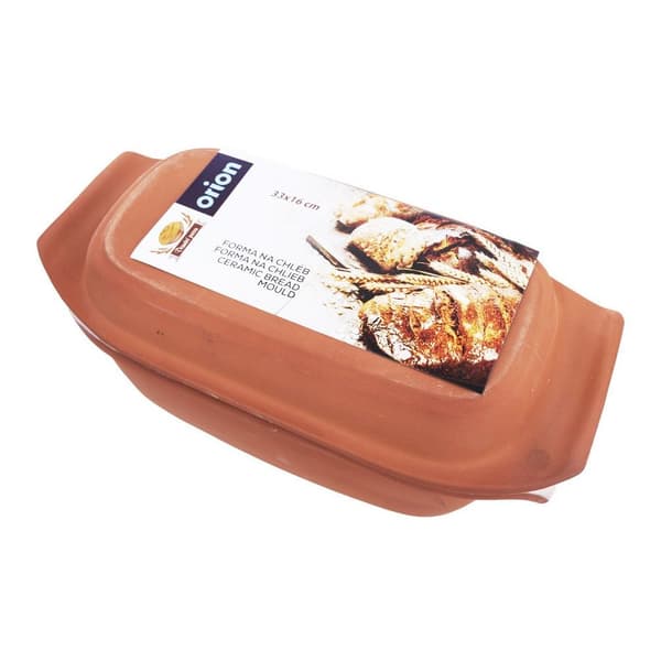 Keramisk brødbageform med låg 33 cm