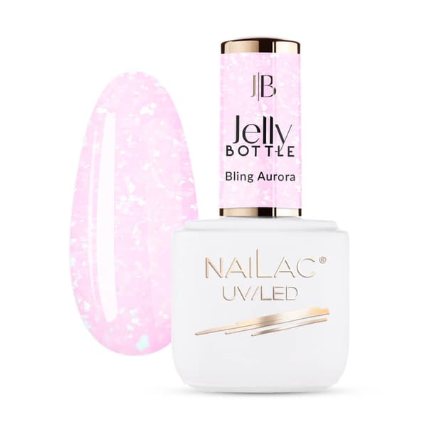 Jelly Bottle Bling Aurora NaiLac 7ml
