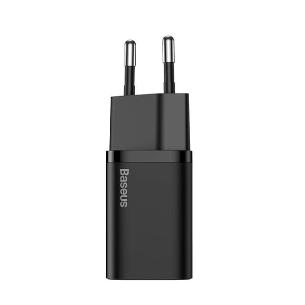 Baseus Super Si snabbladdare 1C 25W (svart)