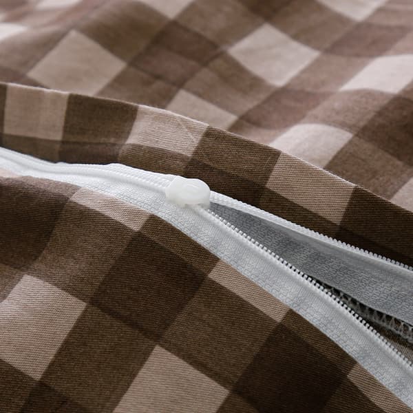 Satin Vuodevaatteet 220x200cm Leopardi Beige Ruskea