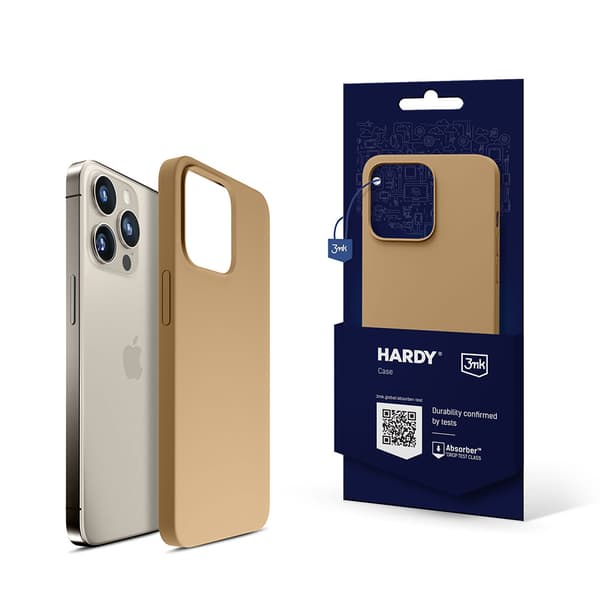 Apple iPhone 15 Pro Max - 3mk Hardy Silikone MagCase Mørkeguld