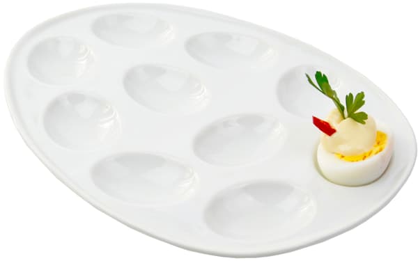 ÆGGETALLERKEN PORCELÆNS ÆGGETALLERKEN