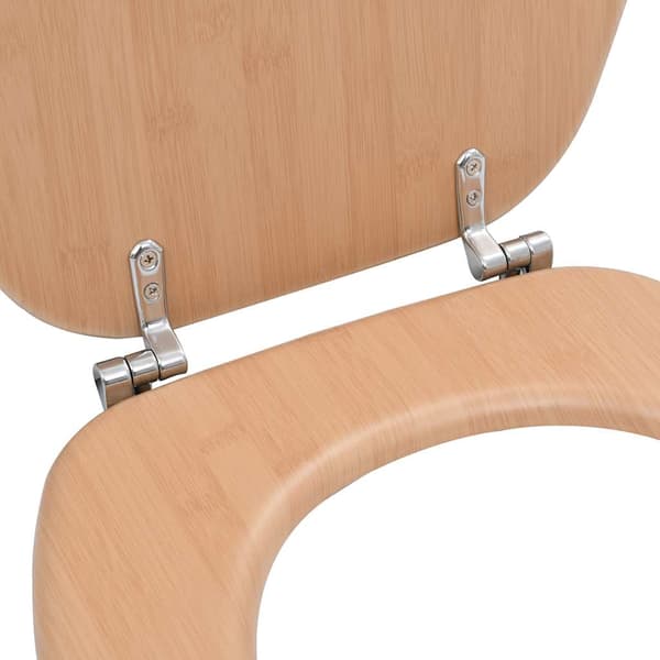 vidaXL WC-istuin, MDF, bambupuukuvio