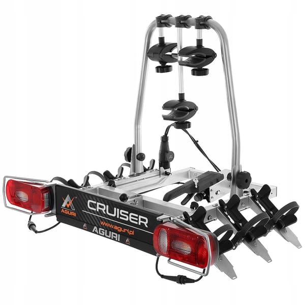 AGURI CRUISER SILVER 3-PLATFORM TIL 3 CYKLER