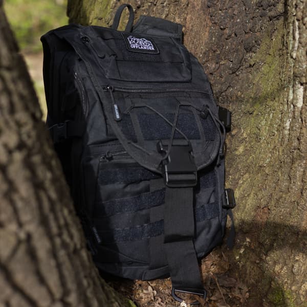 OFFLANDER TURISTRYGSÆK SURVIVAL HIKER 25L SORT