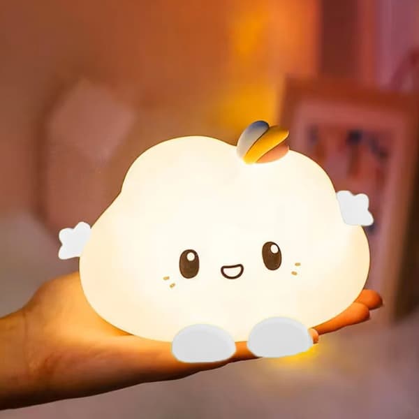 Silikonmoln RGB LED-nattlampa