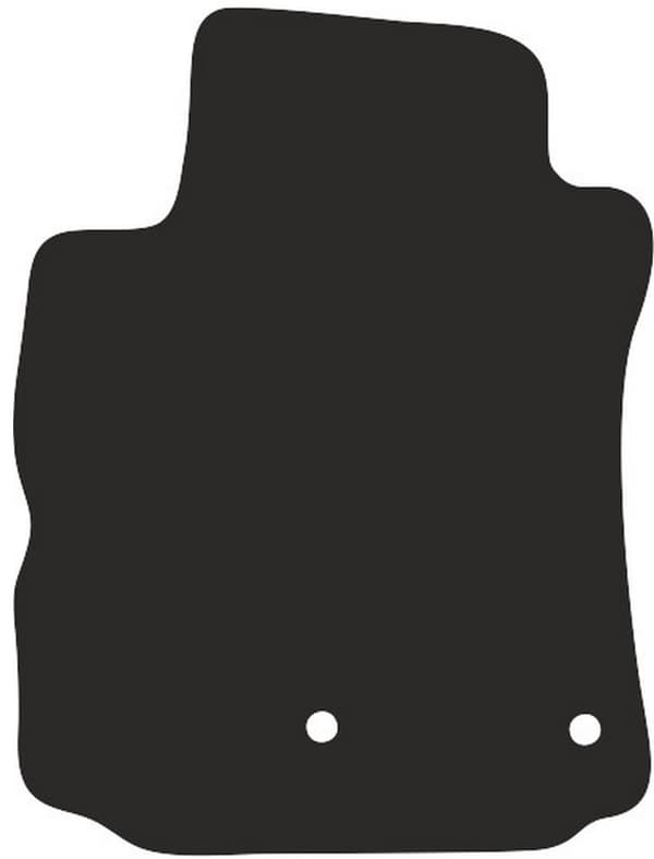 Polyamid förarmatta för Renault Modus minivan 2004-2012 gummierad förarmatta