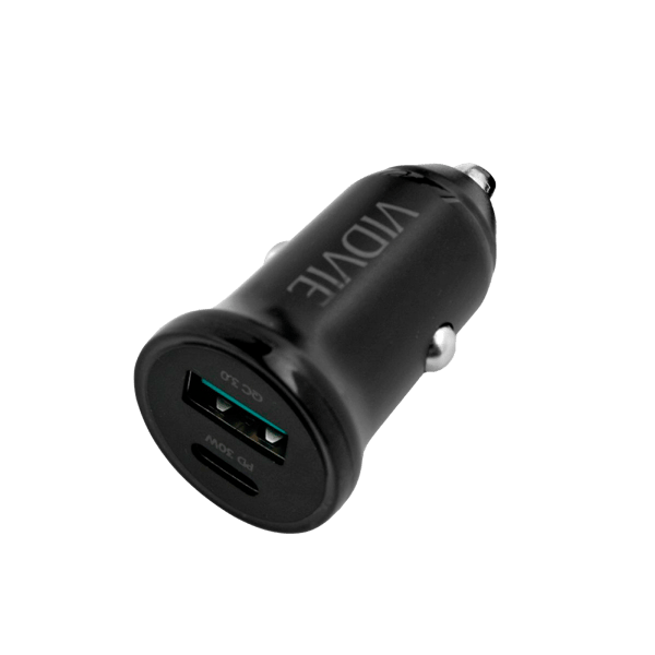 Billaddare 30 W USB + USB-C med PowerDelivery och QuickCharge