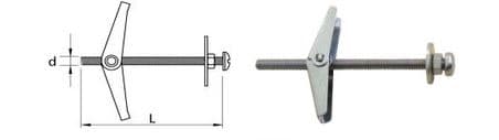STÅLPARAPLYANKER 4*75MM - KOL SP 4*75
