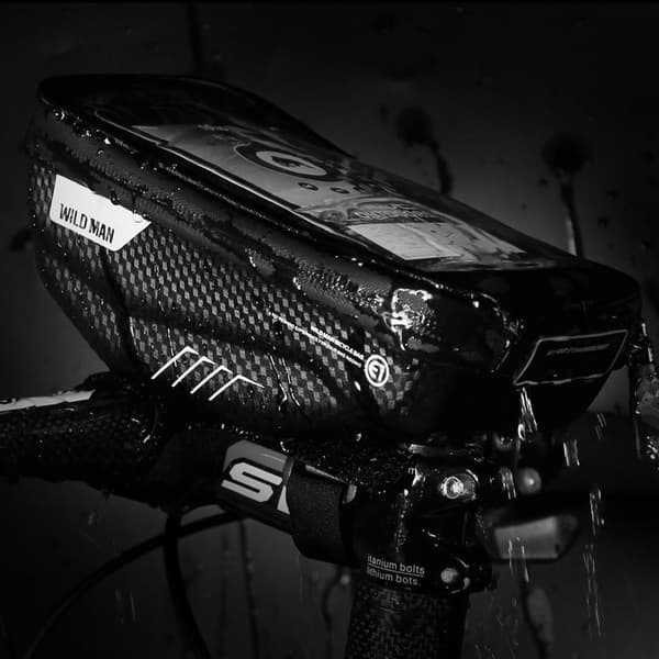SAKWA WILDMAN CYKELBEHOLDER HÅRDTASKE, SORT