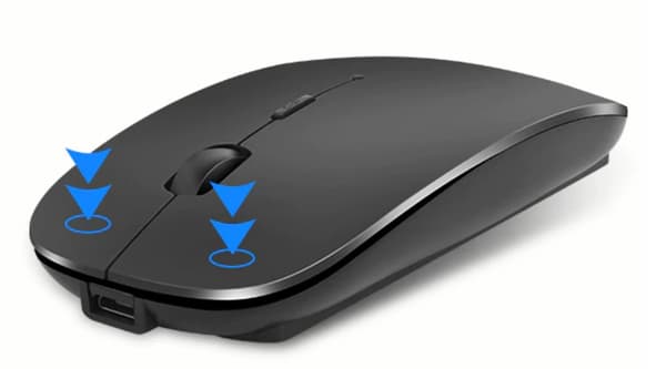 TRÅDLØS BLUETOOTH SILENT MUS TABLET