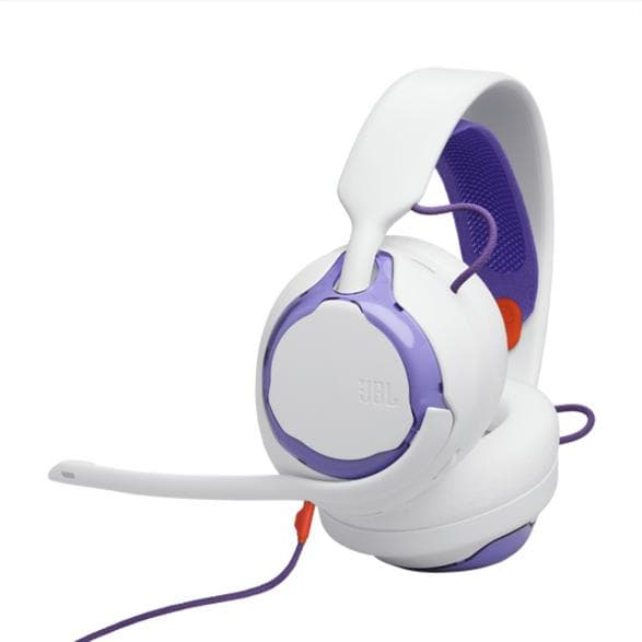 JBL Quantum 250 Kablede Hovedtelefoner Hvide og Lilla