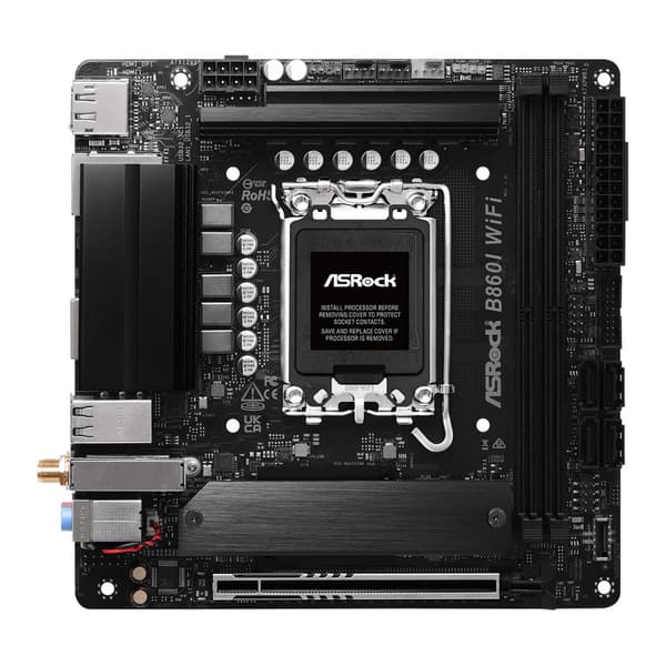 ASRock B860I WiFi mini-ITX-moderkort, Intel LGA 1851, DDR5