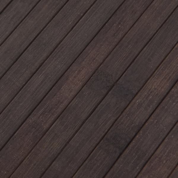 vidaXL Suorakulmainen matto, tummanruskea, 80x300 cm, bambu