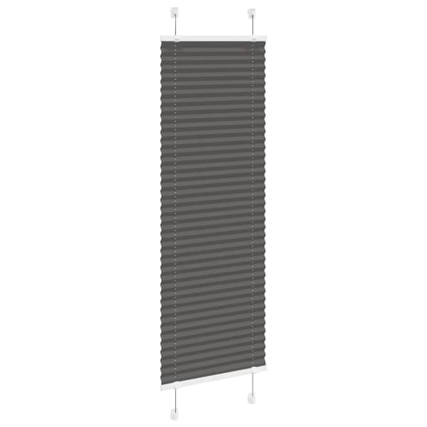 vidaXL plissegardin sort 50x100 cm stofbredde 49,4 cm