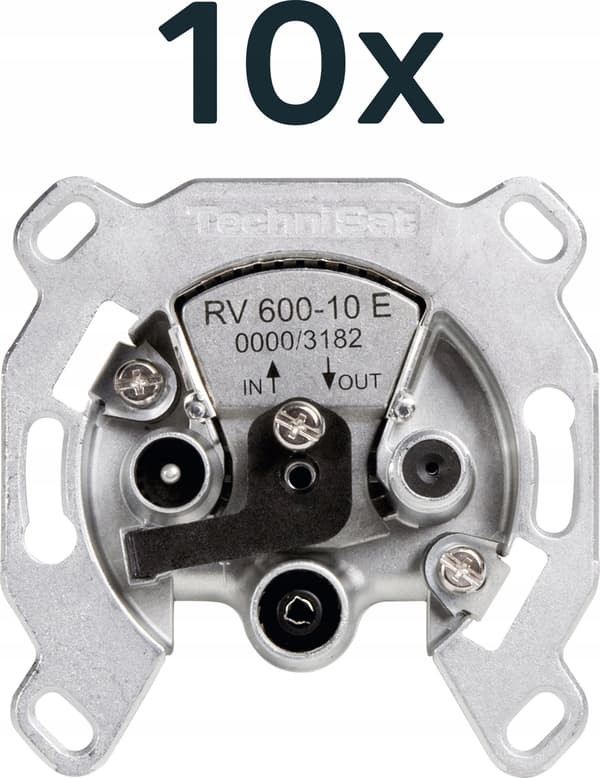 Gennemgangsstikdåse RV 600-10E 10 stk.
