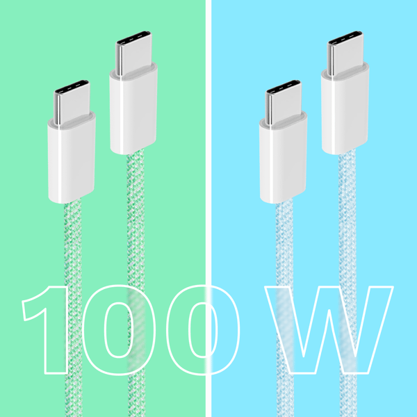 USB-C Kabel Kruger&Matz Basic blå 100 W 1 m