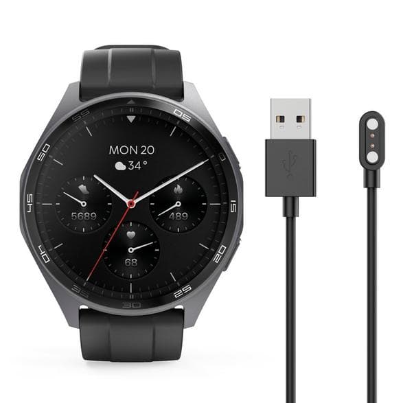 Hama 7010 GPS AMOLED smartwatch sort