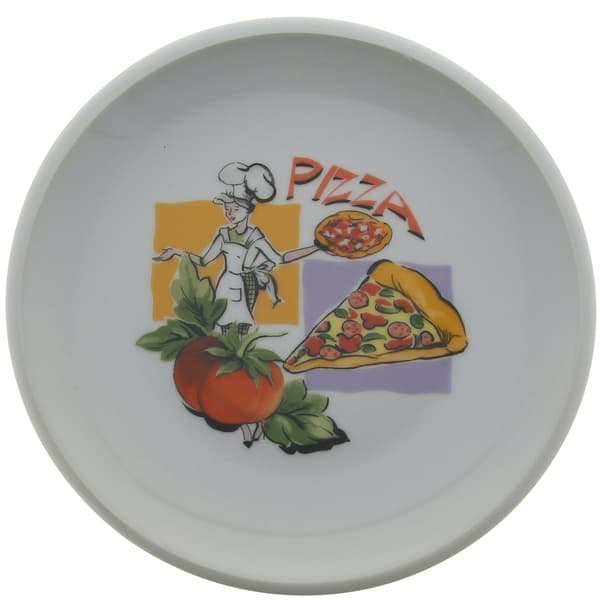 PIZZATALLRIK I PORSLIN 20,5 CM
