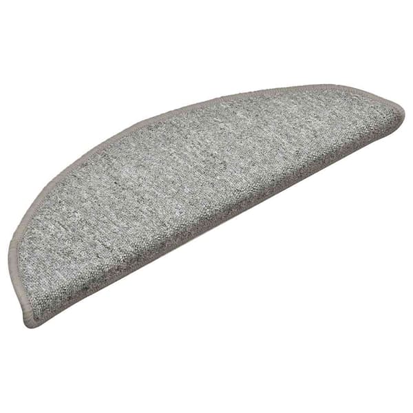 vidaXL trappemåtter 30 stk. lysegrå 56x17x3 cm