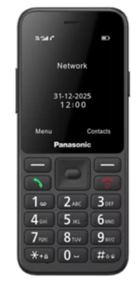 Puhelin senioreille PANASONIC KX-TU260EXB 4G Musta